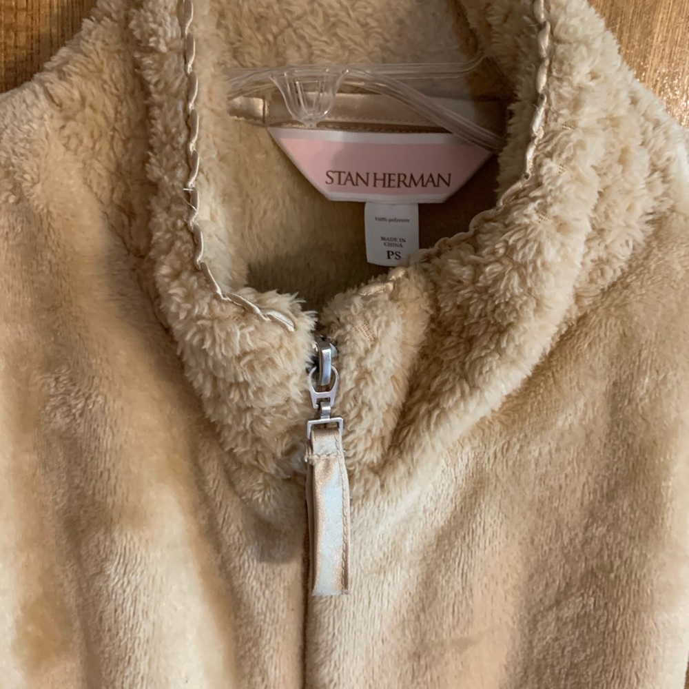 Stan Herman Long Sleeve, Zip Up Day Robe